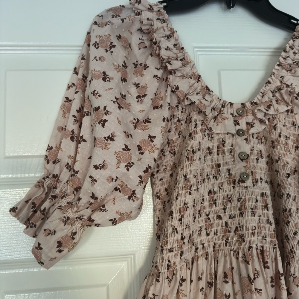 Rylee & Cru Floral Pink Maxi Dress - Picture 4 of 9